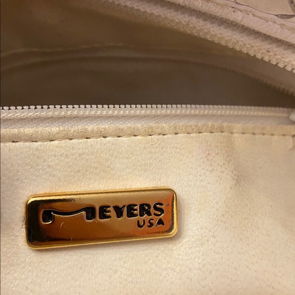 Vintage Meyers USA Woven Cream Crossbody Bag - Picture 2 of 13